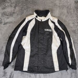 Yamaha Flotex Magnetic Button Snowmobile Thermal Racing Jacket Womans Sz 12 Rare